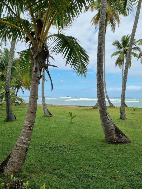 Playa Bonita, punto de giro de la ruta de running