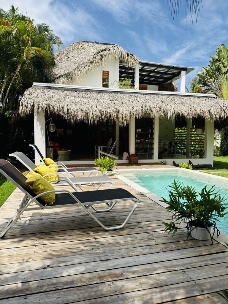 Piscina privada de Villa Vitao Garden en Las Terrenas, República Dominicana